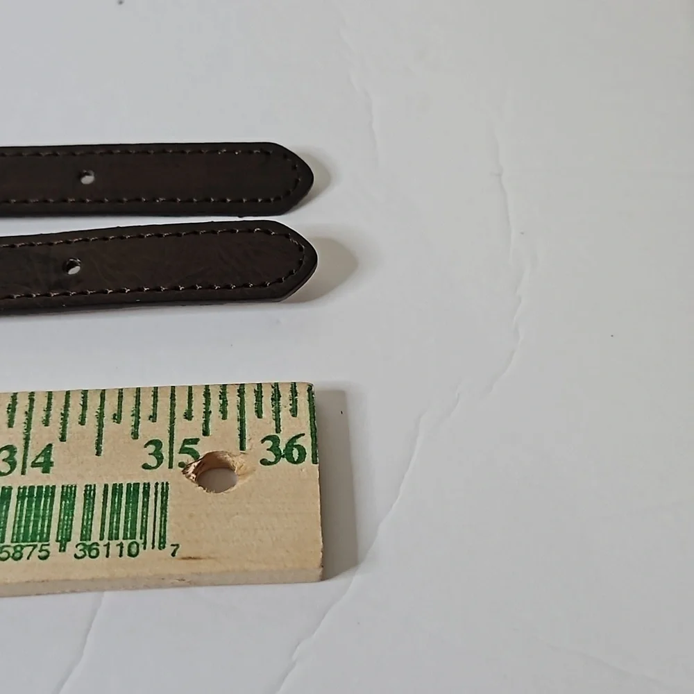 Double Buckle Wide Belt Sz M Brown NWT